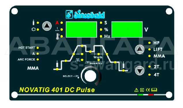 Инверторный источник NOVATIG 402 DC Pulse SINCOSALD - Сварочные аппараты - станкоцентр Авангард