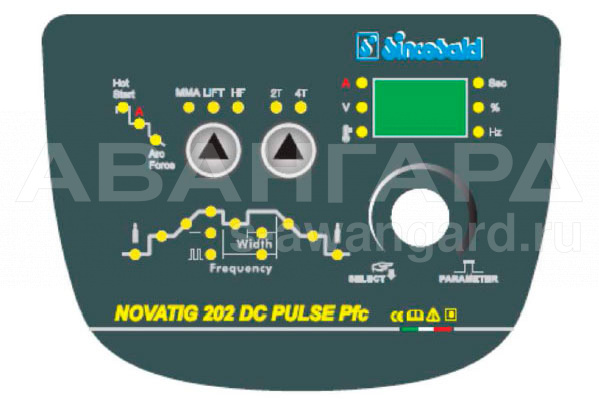 Инверторный источник NOVATIG 202 DC Pulse PFC SINCOSALD - Сварочные аппараты - станкоцентр Авангард