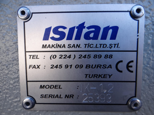 Зиговочная машина ручным приводом IK-1.2 ISITAN - Зиговочные - станкоцентр Авангард