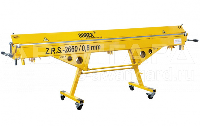 Листогиб с ручным приводом SOREX ZRS - 2660/0.80 - Листогибы - станкоцентр Авангард
