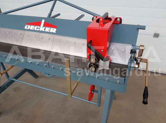 2-х сегментный листогиб с ручным приводом DECKER SG-2150 - Листогибы - станкоцентр Авангард